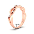 Thumbnail 39 - Infinity Twist Diamond Wedding Band
