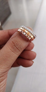 Load image into Gallery viewer, multi-stack-hexagon-diamond-eternity-band-in-rose-gold-FD9187ANGLE5-NL-RG.jpg
