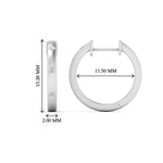 Load image into Gallery viewer, flush-set-round-diamond-hoop-earrring-in-white-gold-fdear10976-fancy-nl-wg
