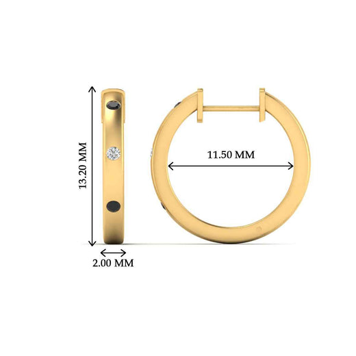 flush-set-round-diamond-hoop-earrring-with-black-diamond-in-yellow-gold-FDEAR10976GBLACKANGLE1-NL-YG
