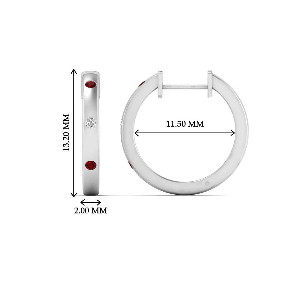 flush-set-round-diamond-hoop-earrring-with-ruby-in-white-gold-FDEAR10976GRUDRANGLE1-NL-WG