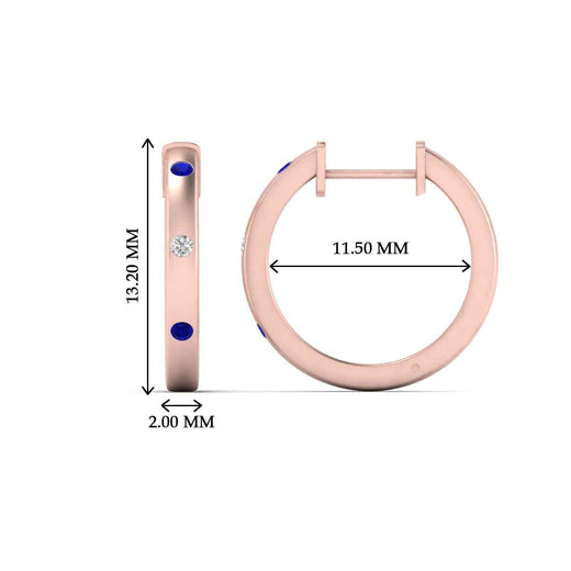 flush-set-round-diamond-hoop-earrring-with-sapphire-in-rose-gold-FDEAR10976GSABLANGLE1-NL-RG