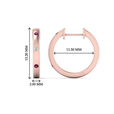 flush-set-round-diamond-hoop-earrring-with-pink-sapphire-in-rose-gold-FDEAR10976GSADRPIANGLE1-NL-RG