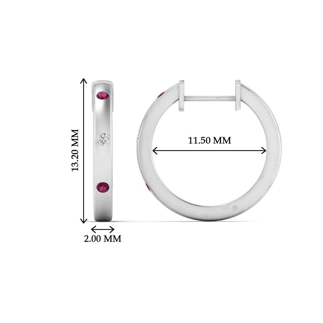 flush-set-round-diamond-hoop-earrring-with-pink-sapphire-in-white-gold-FDEAR10976GSADRPIANGLE1-NL-WG