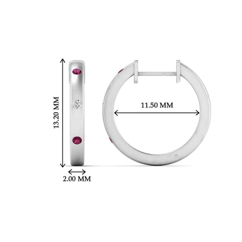 flush-set-round-diamond-hoop-earrring-with-pink-sapphire-in-white-gold-FDEAR10976GSADRPIANGLE1-NL-WG