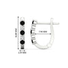 Load image into Gallery viewer, Half Carat Small Hoop Earrings