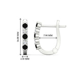 Load image into Gallery viewer, Half Carat Small Hoop Earrings
