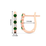 Load image into Gallery viewer, Half Carat Small Hoop Earrings
