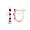 Load image into Gallery viewer, Half Carat Small Hoop Earrings