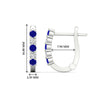 Load image into Gallery viewer, Half Carat Small Hoop Earrings