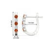 Load image into Gallery viewer, Half Carat Small Hoop Earrings