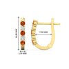 Load image into Gallery viewer, Half Carat Small Hoop Earrings