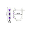 Load image into Gallery viewer, Half Carat Small Hoop Earrings