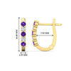 Load image into Gallery viewer, Half Carat Small Hoop Earrings