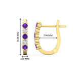 Load image into Gallery viewer, Half Carat Small Hoop Earrings
