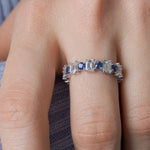 Load image into Gallery viewer, 3.50 Carat Emerald Cut With Round Band
