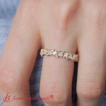 Load image into Gallery viewer, 1.50-ct.-pear-eternity-diamond-band-in-yellow-gold-FDEWB9203-NL-YG.jpg
