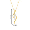 Load image into Gallery viewer, 3-stone-swirl-diamond-pendant-in-yellow-gold-FDPD11482ANGLE1-NL-YG-HW
