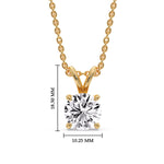 Load image into Gallery viewer, Round 4 Prong Solitaire Pendant
