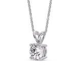 Load image into Gallery viewer, Round 4 Prong Solitaire Pendant
