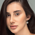 Thumbnail 15 - Filigree_Circle_Drop_Lever_Back_Earring_In_White_Gold_-_FDEAR11279_MI