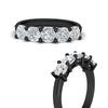 Load image into Gallery viewer, Five-stone-wedding-band-cushion-cut-2-carat-diamond-in-black-gold-fdwb8008cuangle3-2.00ct-nl-bg?v=1773305628