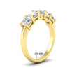Load image into Gallery viewer, Five-stone-wedding-band-cushion-cut-2-carat-diamond-in-yellow-gold-fdwb8008cuangle2-2.00ct-nl-yg-hw?v=1773305628