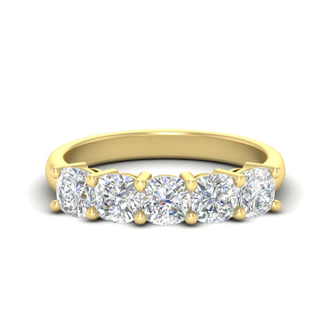 Five-stone-wedding-band-cushion-cut-2-carat-diamond-in-yellow-gold-fdwb8008cusleep-2.00ct-nl-yg?v=1773305628