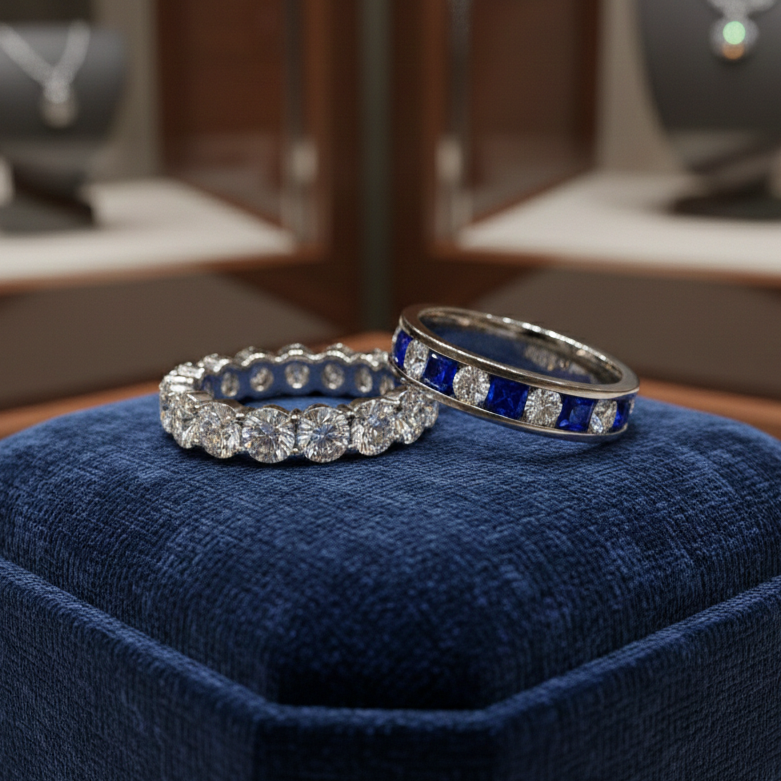 Understanding the Difference Between Sapphire and Diamond Wedding Bands