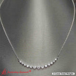 Load image into Gallery viewer, Graduated-Straight-Line-Diamond-Necklace-In-14k-FDNK8056-2.00-WG