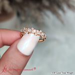 Load image into Gallery viewer, Half-Carat-Pear-Diamond-Anniversary-Wedding-Band-In-18k-Yellow-Gold-FD9174B-0.50_CT-1
