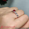 Thumbnail 7 - Heart-shape-twisted-ruby-engagement-ring-in-white-gold-fdens9127-1