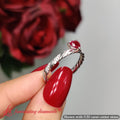 Thumbnail 8 - Heart-shape-twisted-ruby-engagement-ring-in-white-gold-fdens9127-4