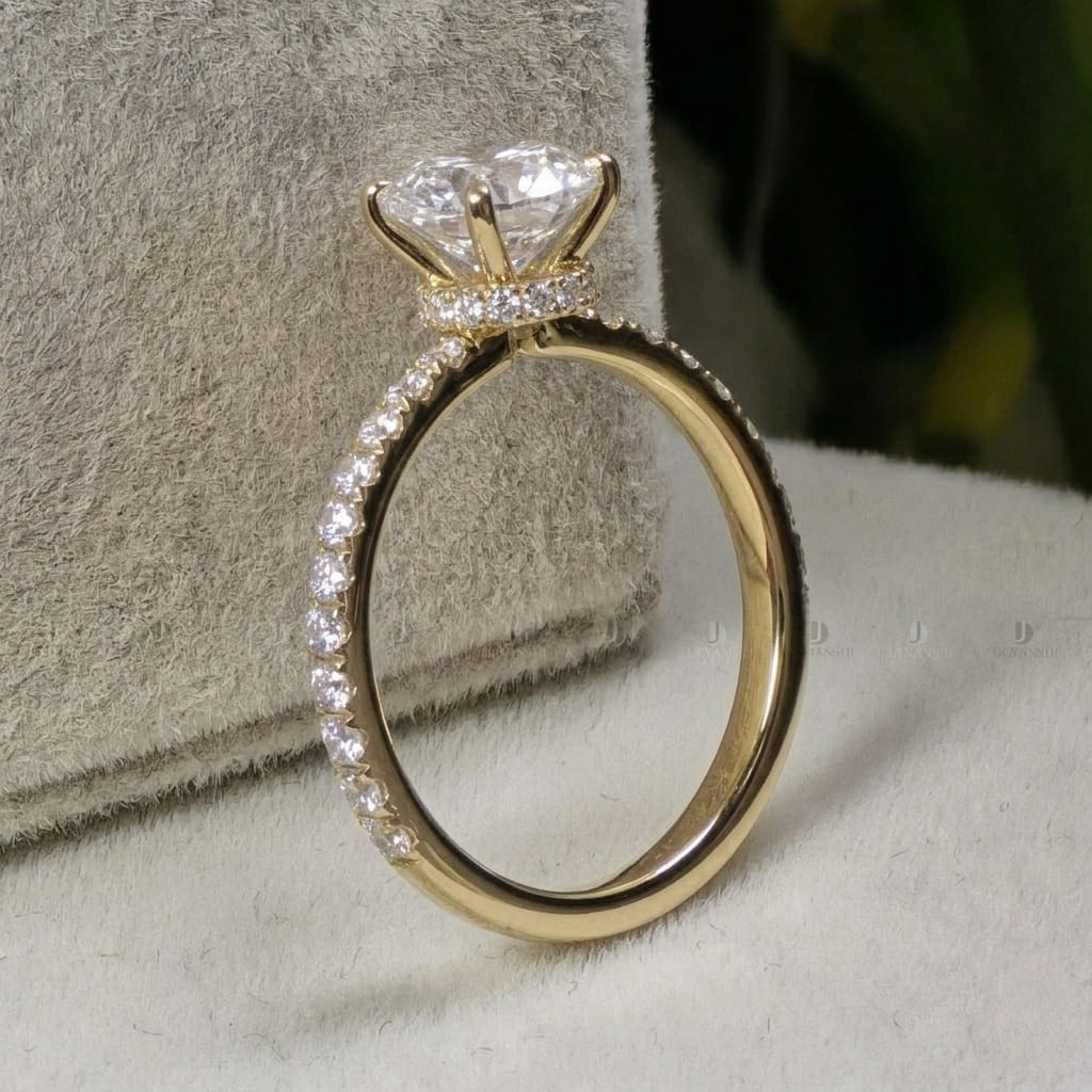 2. Hidden Halo Setting