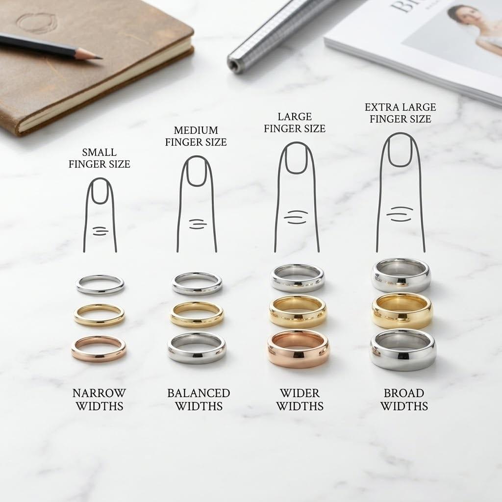 How Finger Size Affects Width Choice