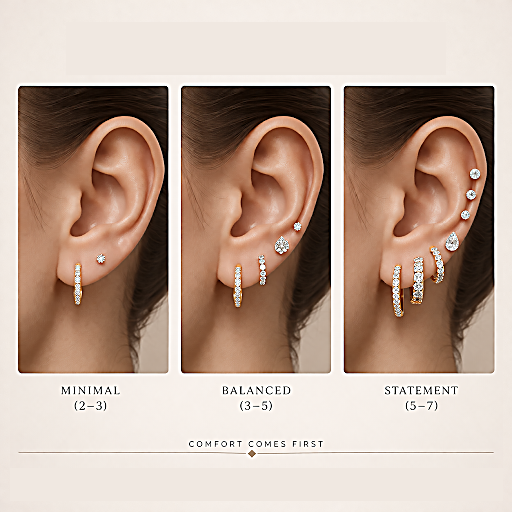 How Many Earrings Should You Stack?
