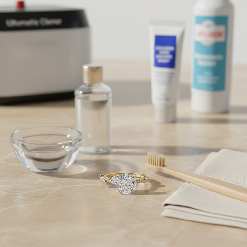 How to Clean a Vine Engagement Ring at Home