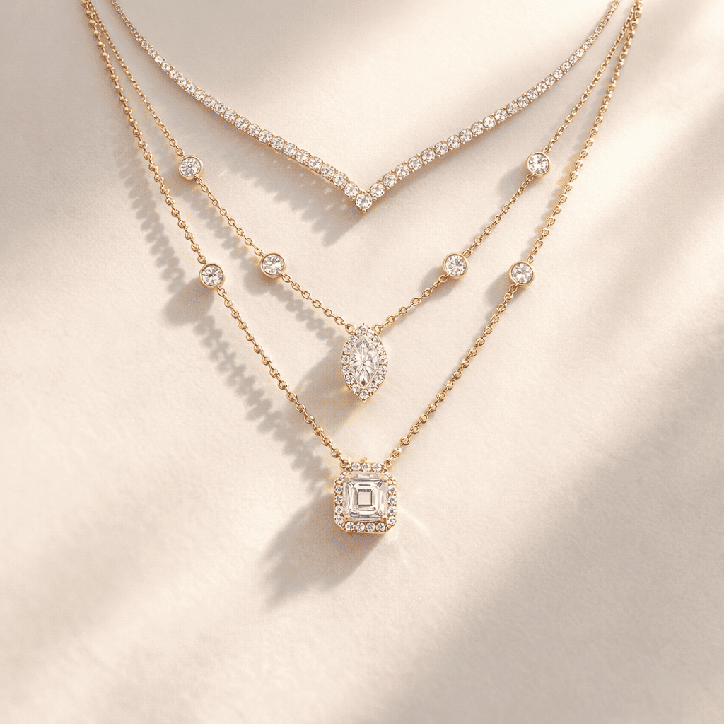 How to Stack Necklaces With Pendants