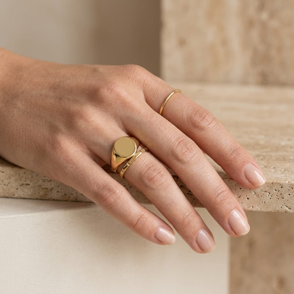 How to Stack a Signet Ring