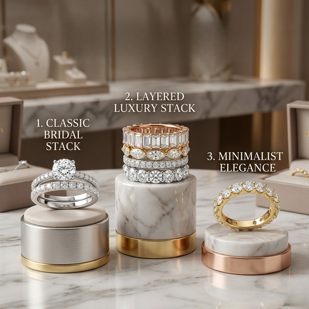 How to Stack an Eternity Band