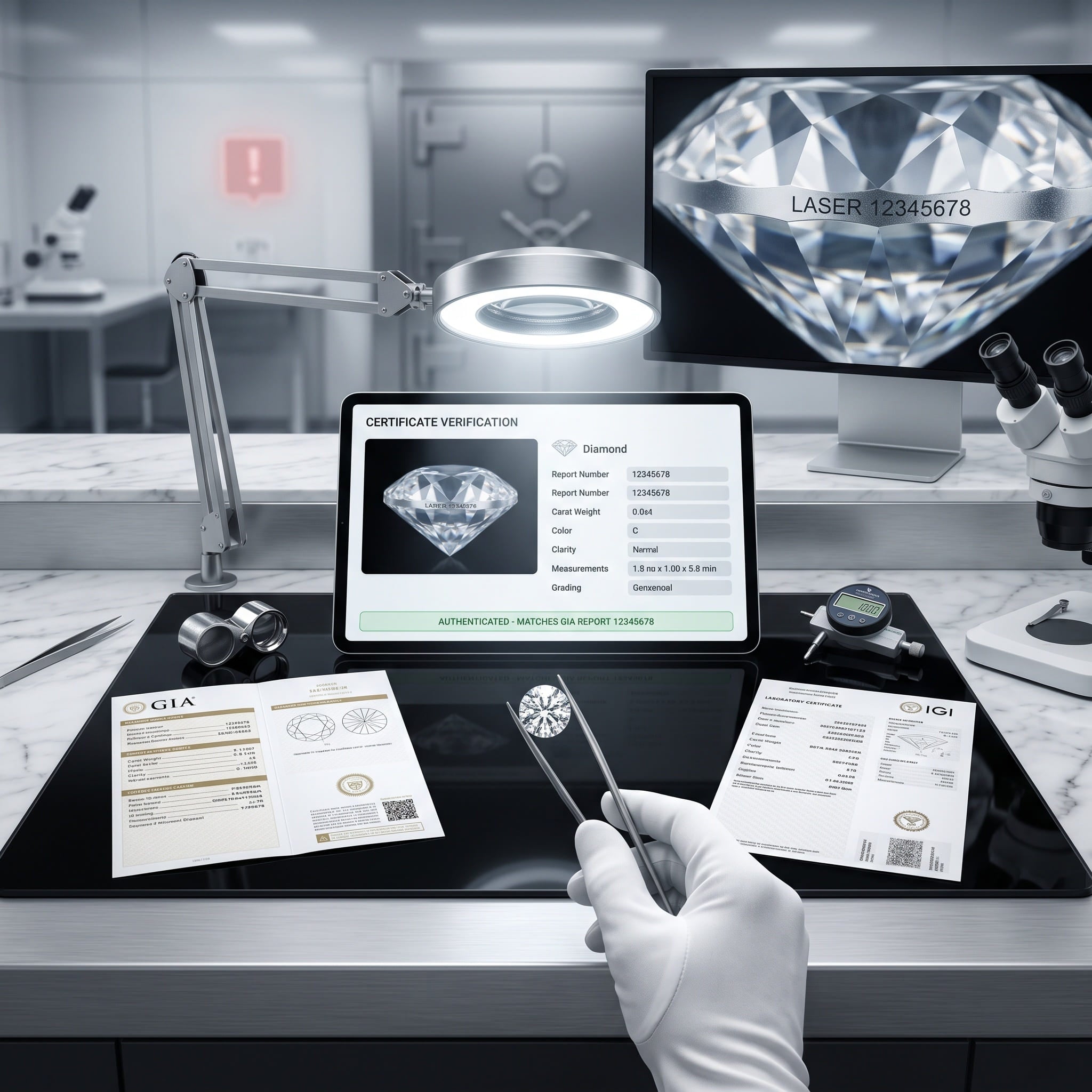 How to Verify a GIA or IGI Certificate