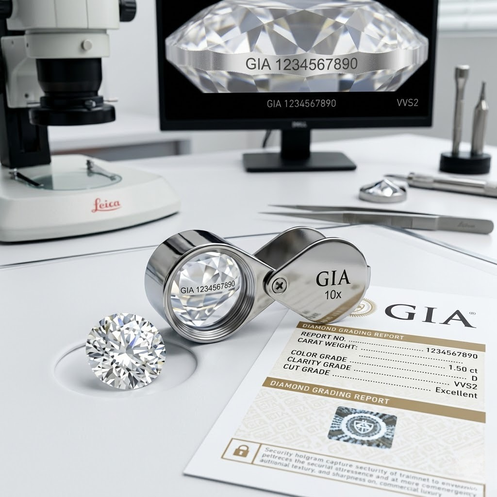 How to Verify a VVS2 Diamond's Grade