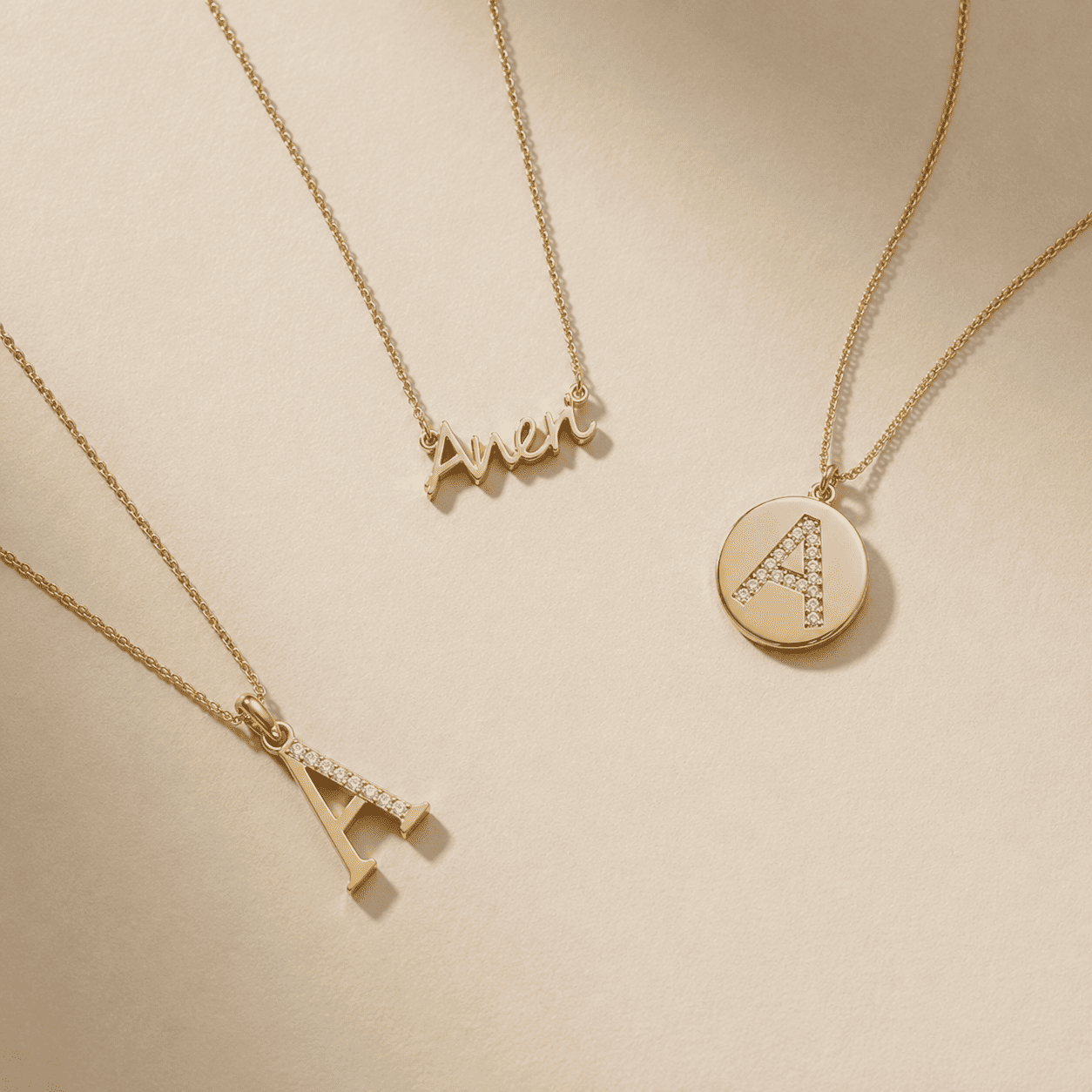 5. Initial or Name Necklace
