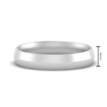 Load image into Gallery viewer, 4 mm Comfort Fit Knife Edge Mens Band
