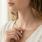 Load image into Gallery viewer, Round 4 Prong Solitaire Pendant
