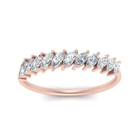 LabGrown-Diagonal-Diamond-Marquise-Half-Band-in-rose-gold-FD9726BANGLE5-NL-RG