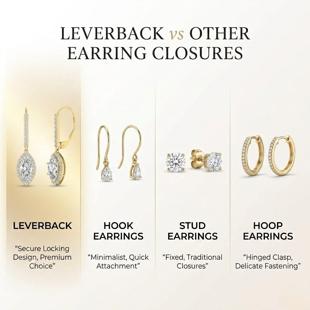 Leverback vs Other Earring Closures