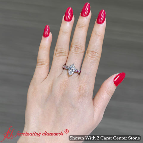 Marquise-cut-antique-filigree-diamond-ring-with-pink-sapphire-in-14K-white-gold-FDENS3543R-1
