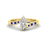 Load image into Gallery viewer, Marquise-cut-diamond-swirl-channel-set-sapphire-wedding-ring-in-yellow-gold-FDENS4028MQRGSABL-NL-YG.jpg?v=1754995915