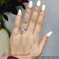 Thumbnail 4 - Marquise-cut-french-pave-diamond-engagement-ring-in-black-gold-FD11408MQR-6